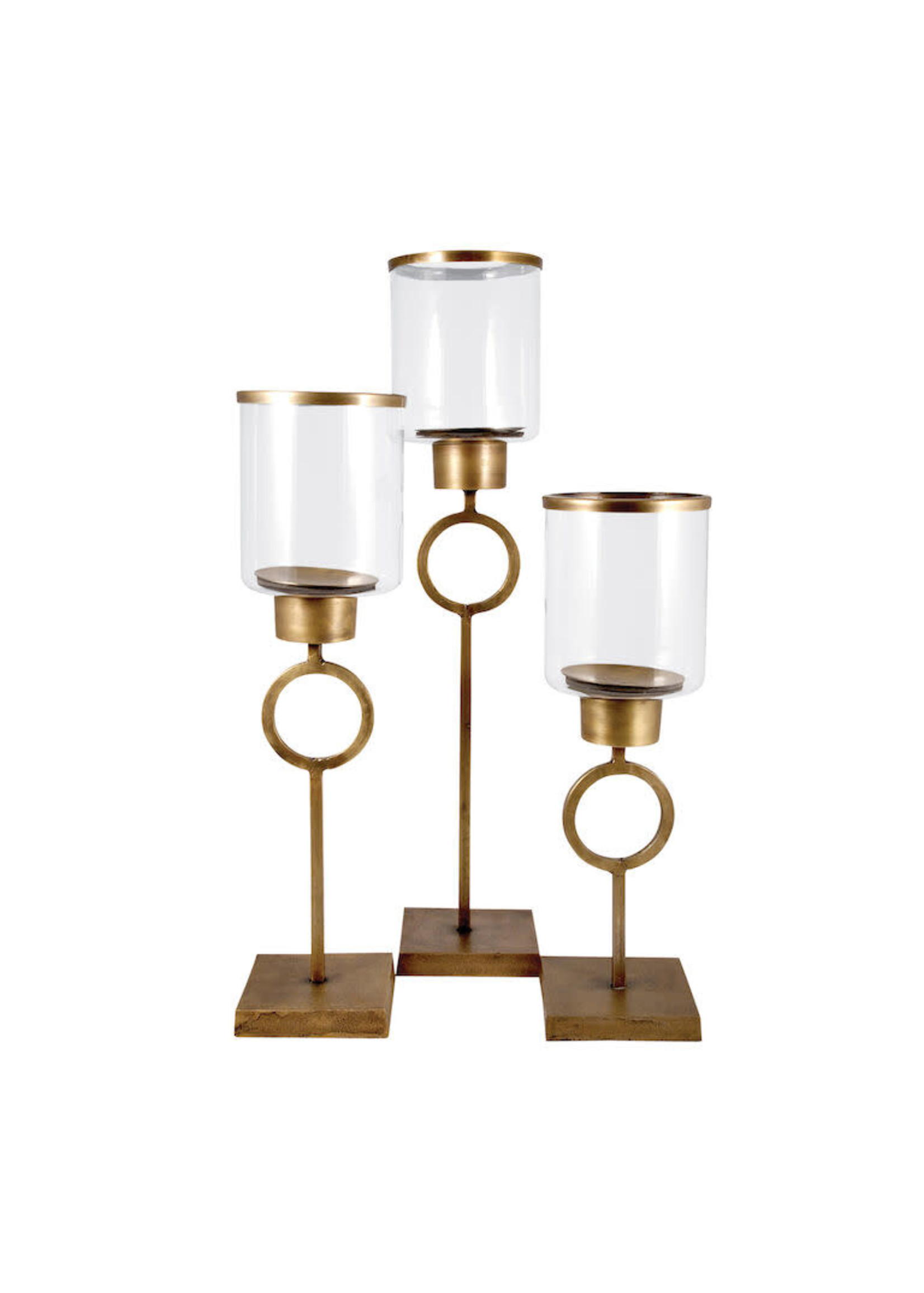 ELK HOME BANGLE SET OF 3 PILLAR HOLDERS