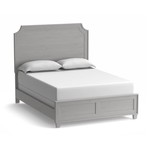 BASSETT QUEEN, VENTURA SHELL WHITE COMPLETE PANEL BED