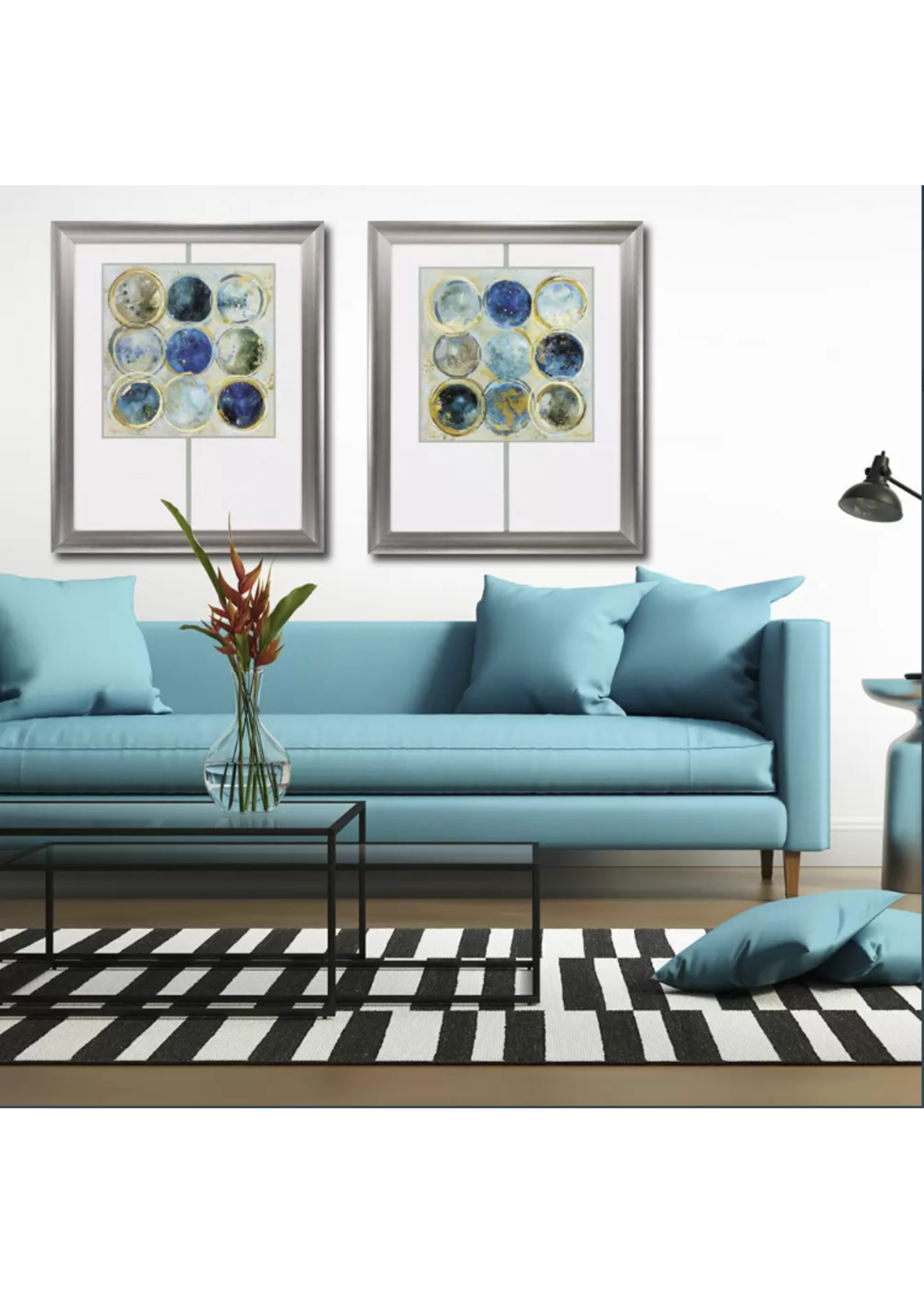 PROPAC IMAGES ALIGNMENT DOUBLE MATTED PICTURE