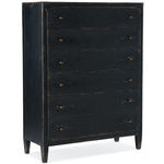 HOOKER FURNITURE CIAO BELLA SIX DRAWER BLACK CHEST