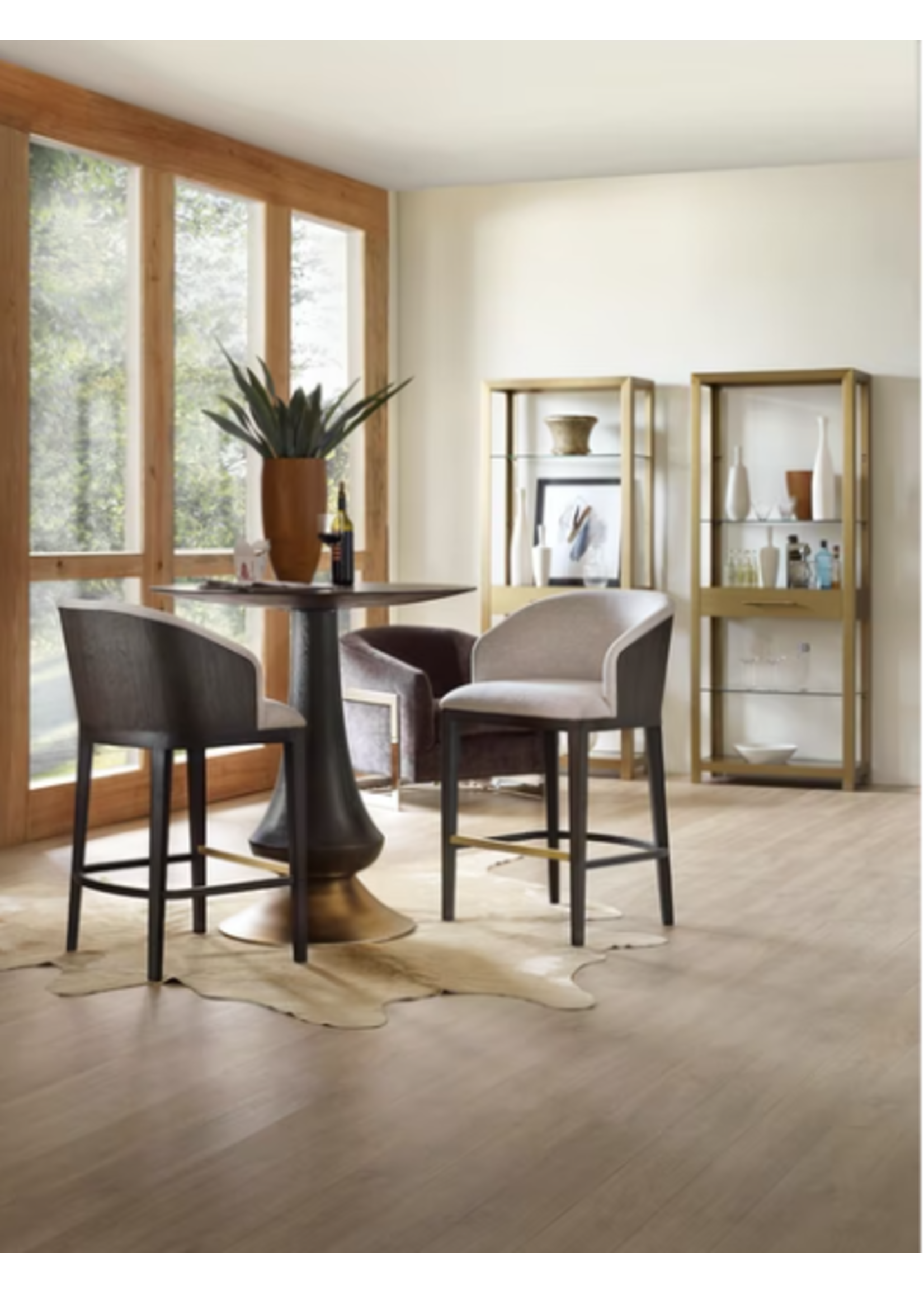 HOOKER FURNITURE CURATA 3PC PUB TABLE SET