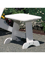 SEASIDE CASUAL WHITE ADIRONDACK END TABLE