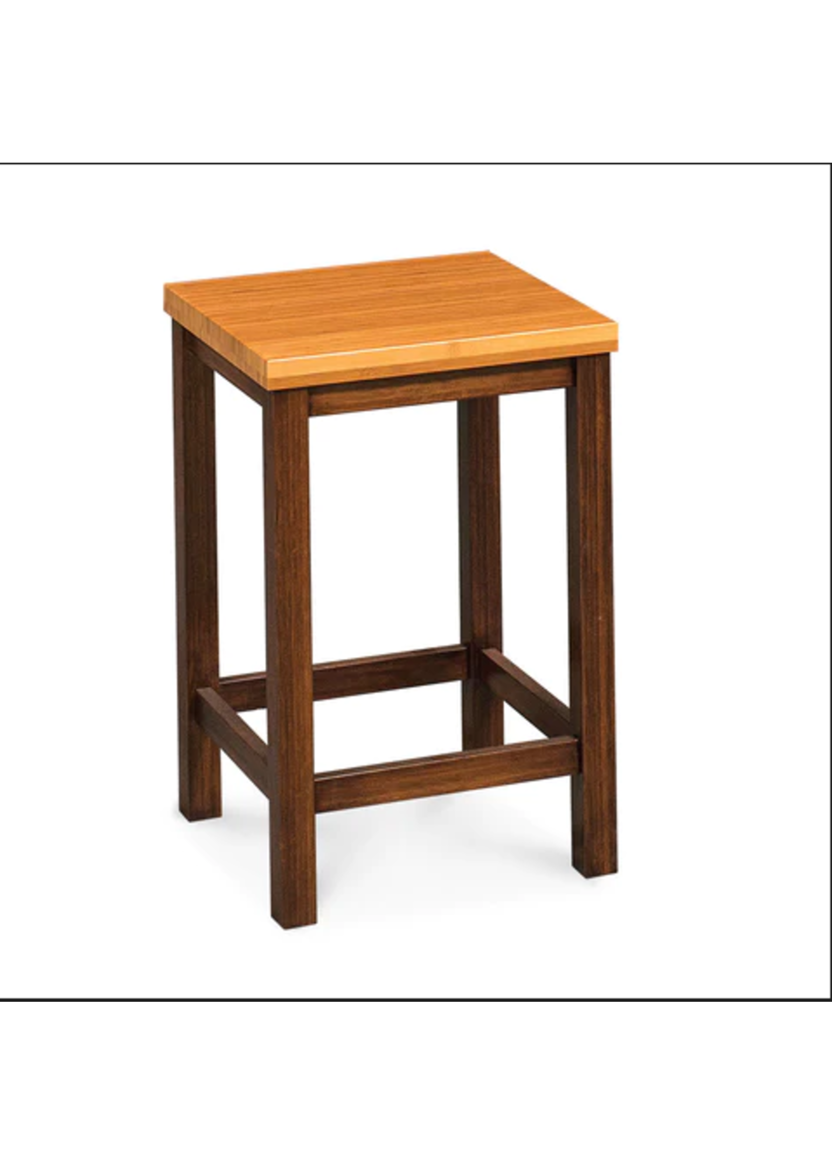 SIMPLY AMISH COMMUNITY BACKLESS BAMBOO BARSTOOL