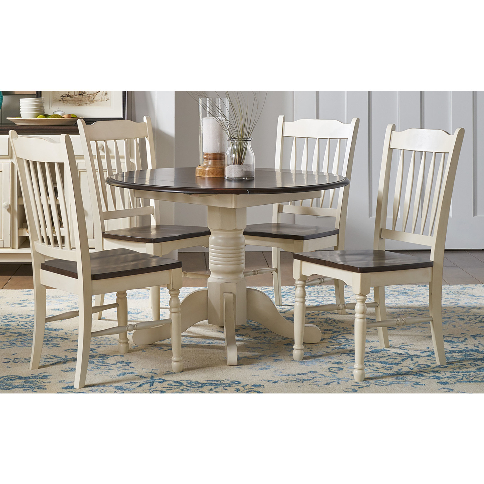 A-AMERICA BRITISH ISLES 3PC 42" DROP LEAFDINING SET