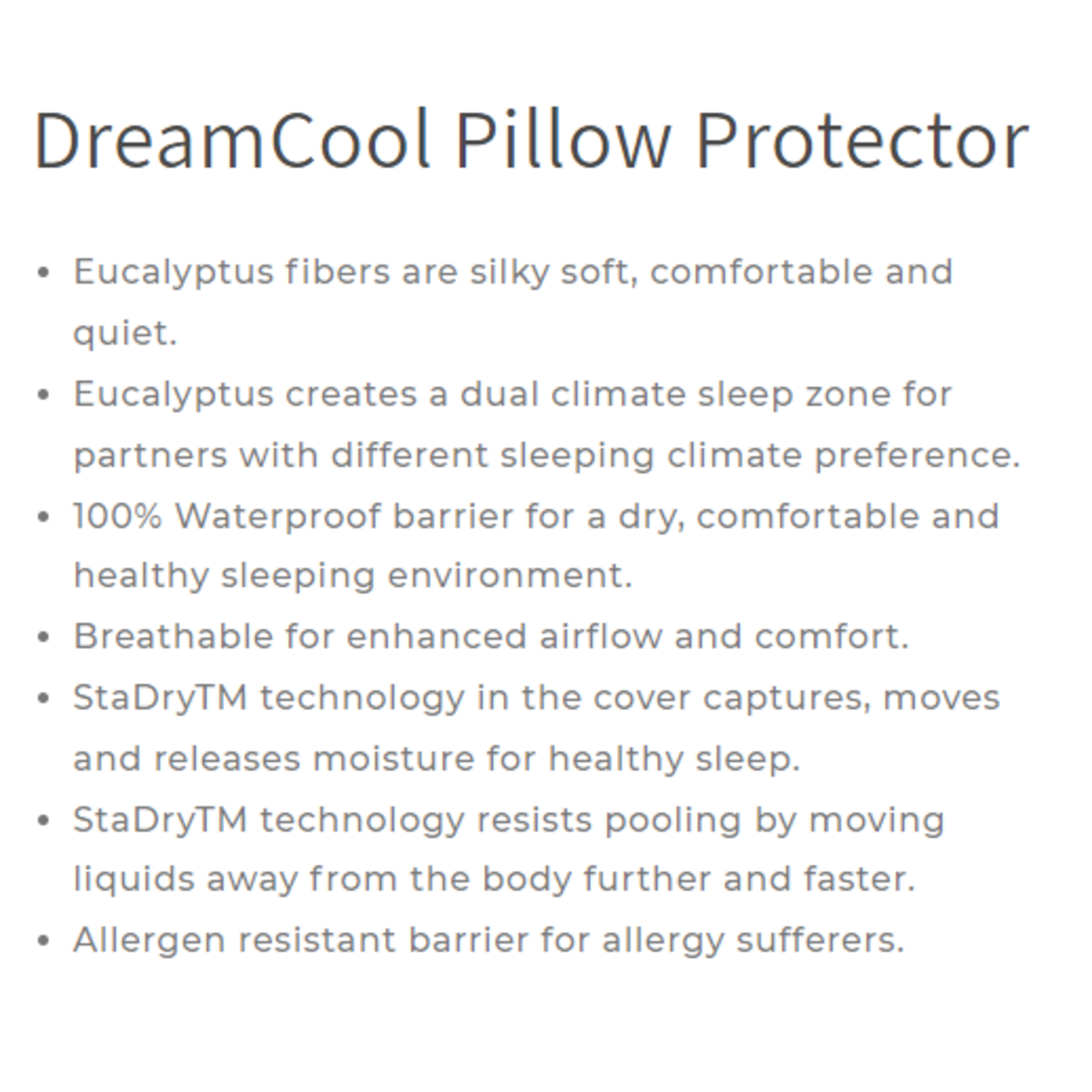 DREAMFIT QUEEN PILLOW PROTECTOR