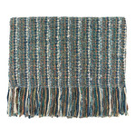 BEDFORD COTTAGE STRIA TEAL THROW