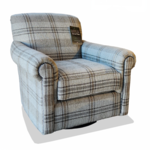 MAYO CHESTNUT SWIVEL GLIDER