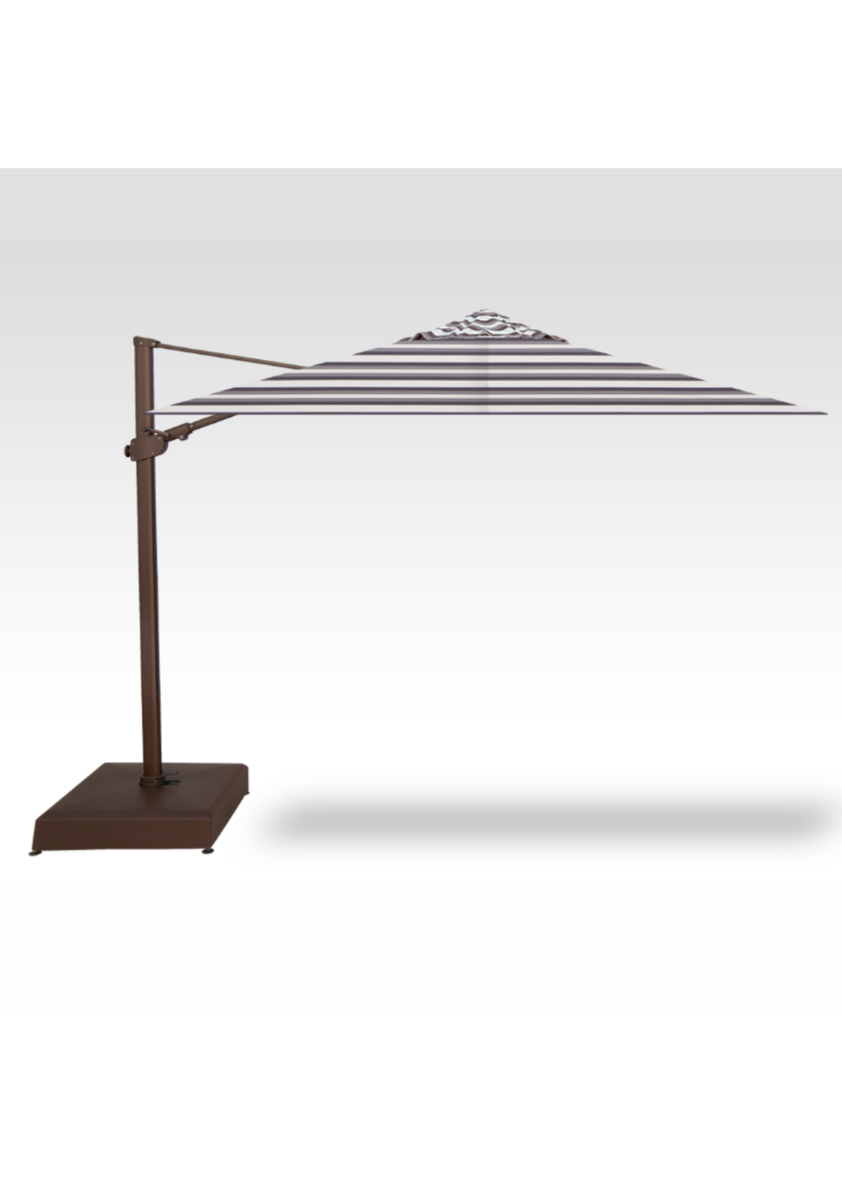 TREASURE GARDEN SQUARE 10' CANTILEVER UMBRELLA & BASE