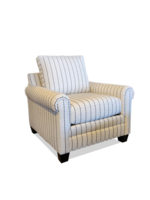 BASSETT CAROLINA PANEL ARM CHAIR