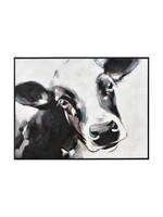 ELK HOME LUCY THE COW FRAMED WALL ART