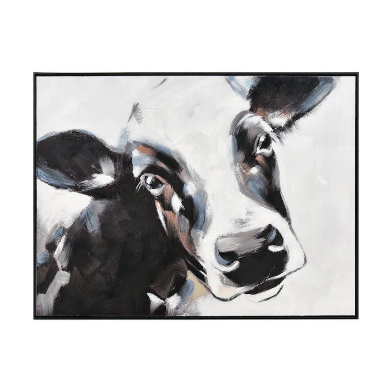 ELK HOME LUCY THE COW FRAMED WALL ART