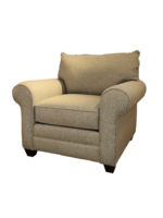 BASSETT ALEXANDER ROLLED ARM CHAIR