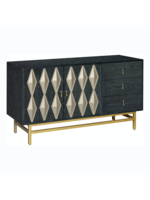 MODERN DIAMOND FRONT CREDENZA