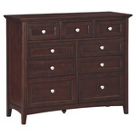 WHITTIER WOOD MCKENZIE 9 DRAWER DRESSER