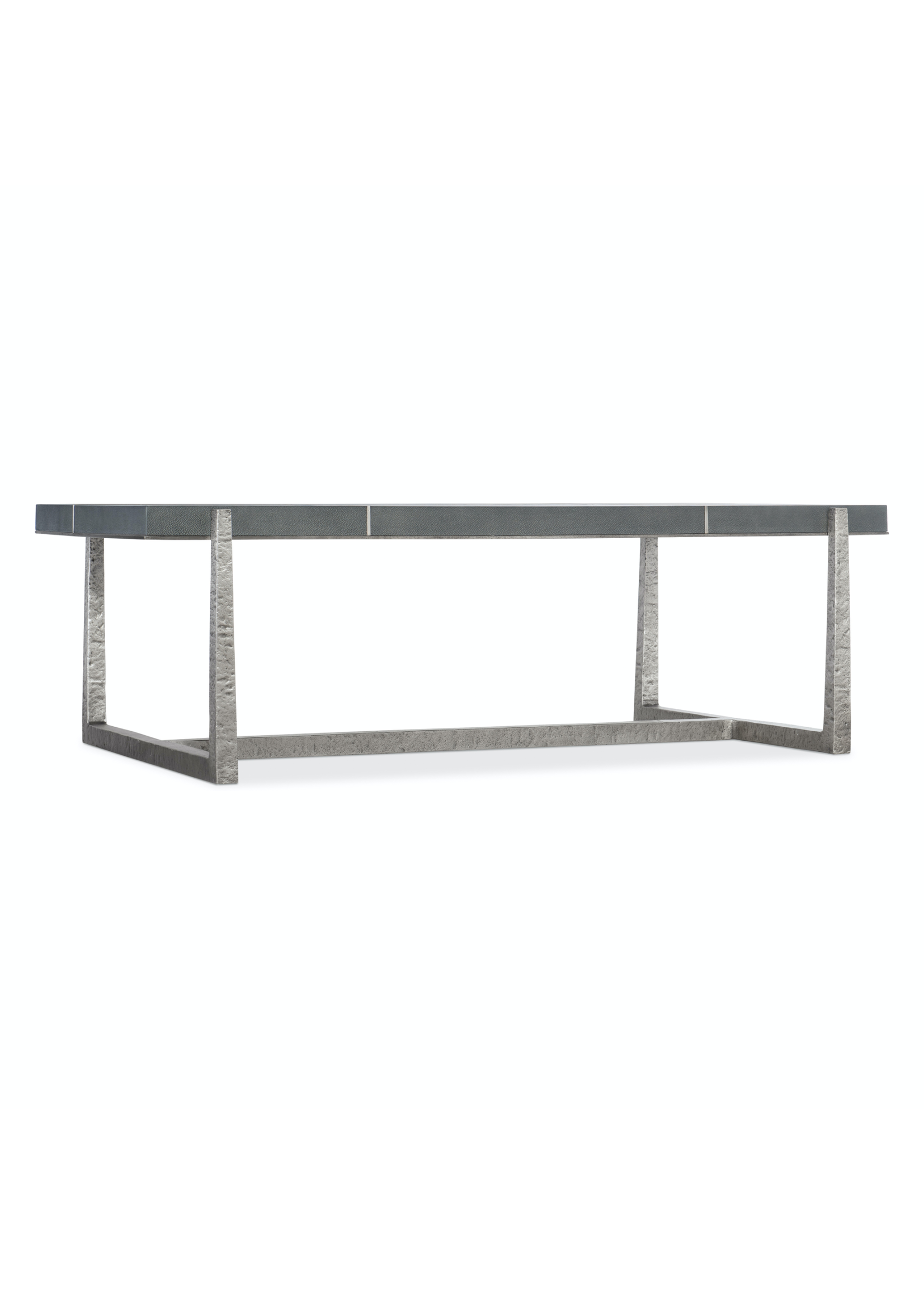 HOOKER FURNITURE CHAPMAN MIXED MEDIA RECTANGLE COCKTAIL TABLE