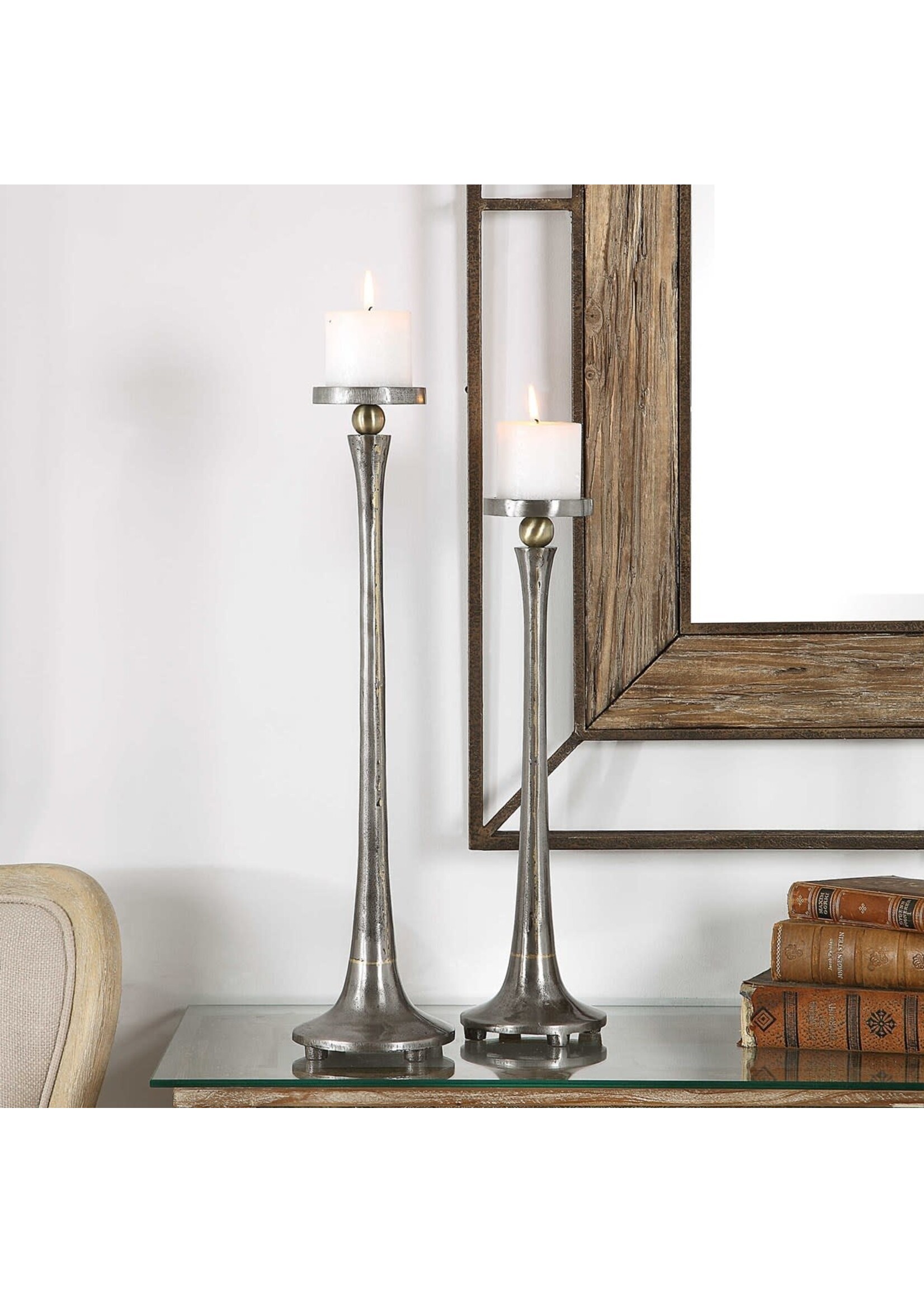 UTTERMOST ALISO S/2 CANDLEHOLDERS