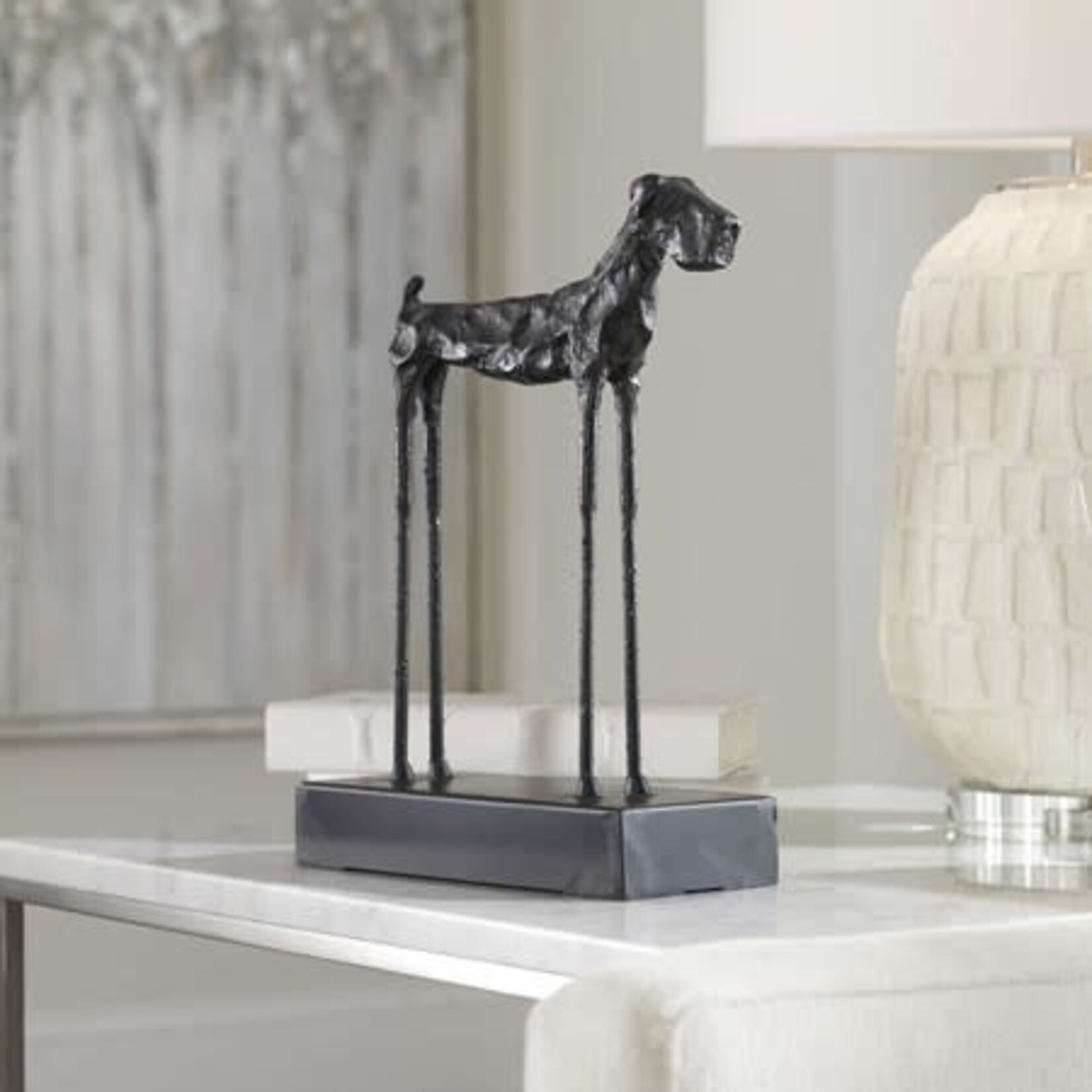 UTTERMOST MAXIMUS DOG SCULPTURE