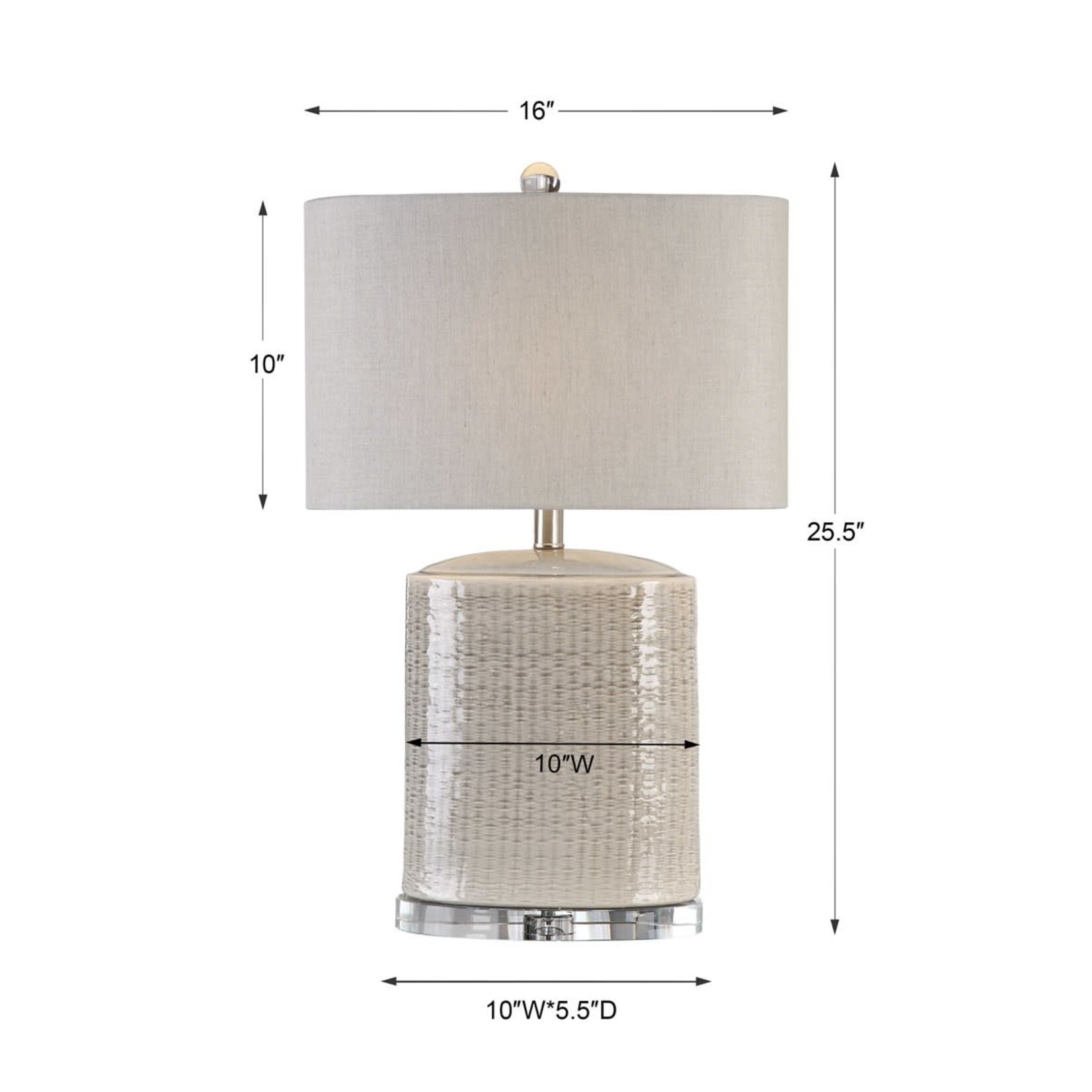 UTTERMOST MODICA TABLE LAMP