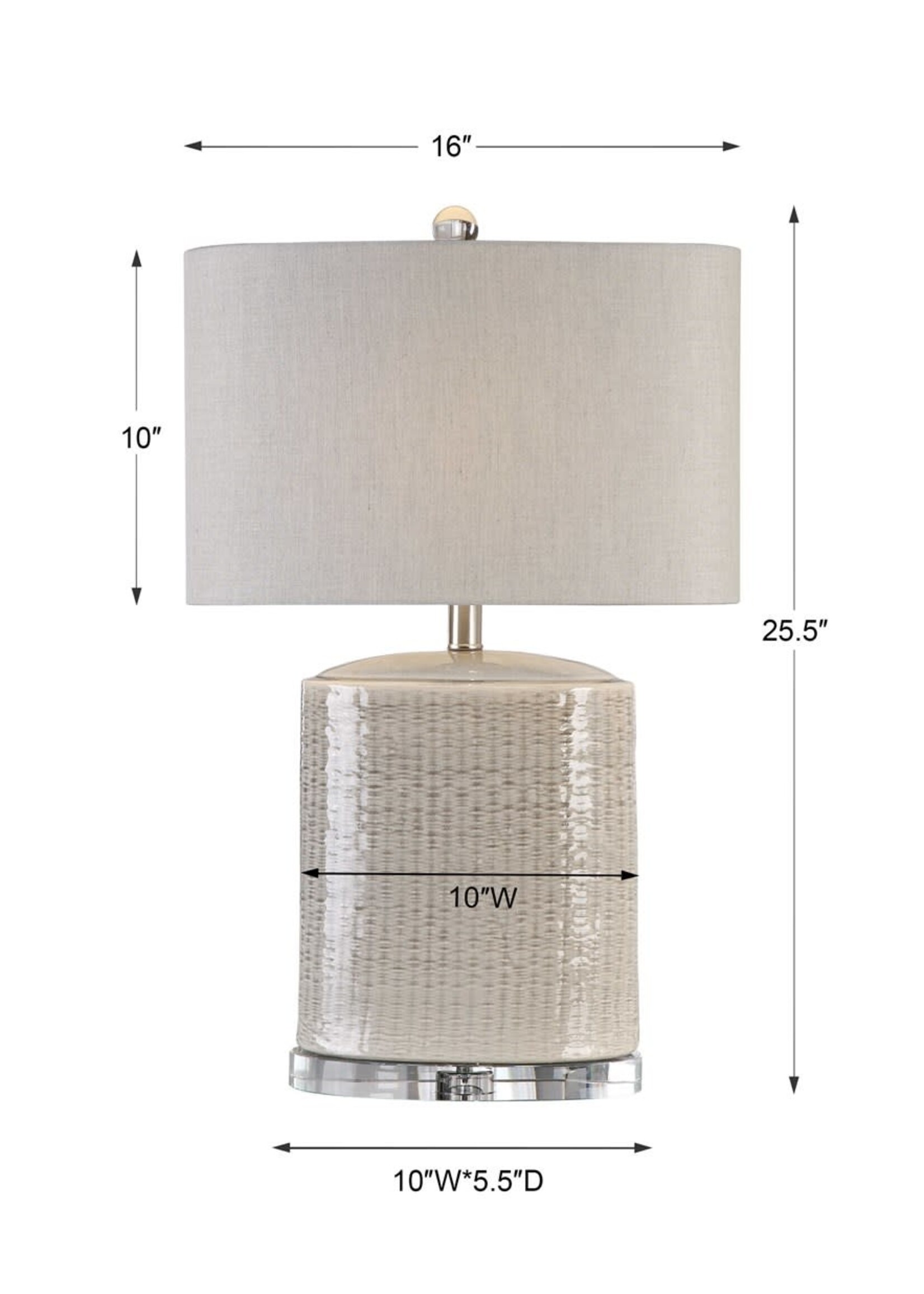 UTTERMOST MODICA TABLE LAMP