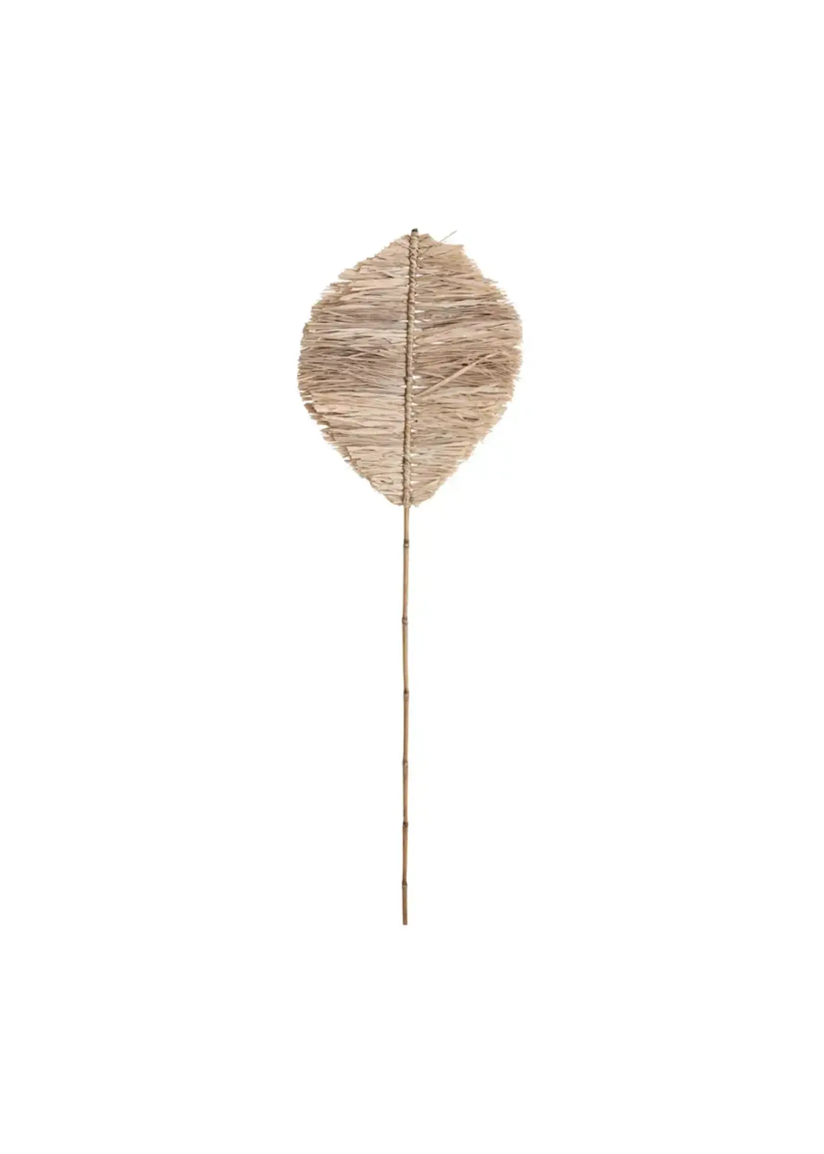 CREATIVE COOP NATURAL RAFFIA ANAHAW LEAF SHAPE