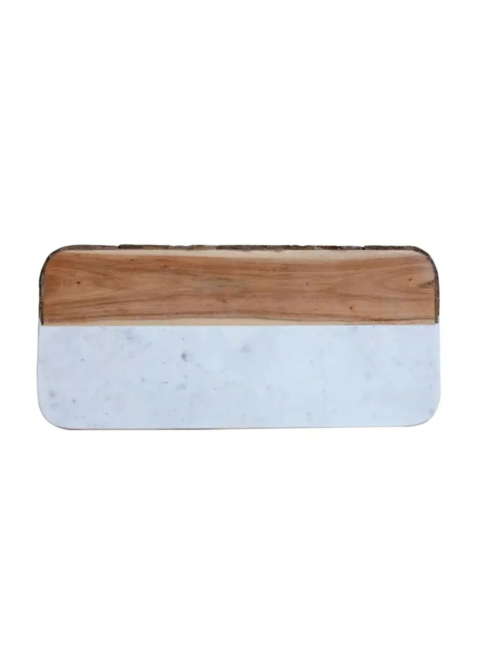 CREATIVE COOP CHEESE CUTTING BOARD W BARK EDGE