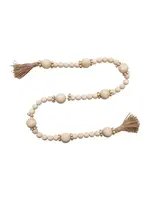 CREATIVE COOP WOOD BEAD GARLAND