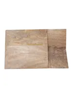 CREATIVE COOP MANGO WOOD CUTTING BOARD W CATCH ALL