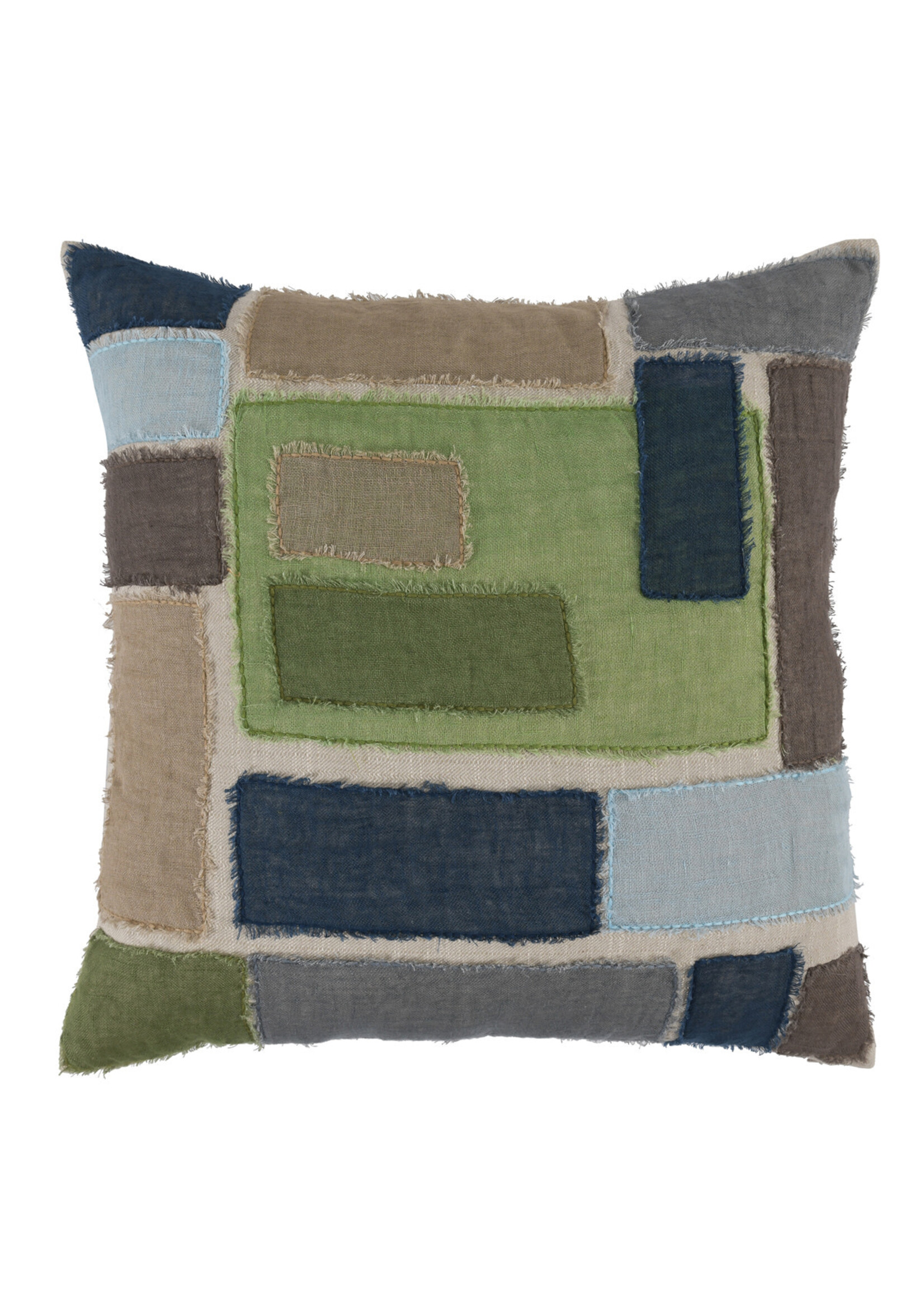 CLASSIC HOME JACOB BLUE MULTI 22 X 22