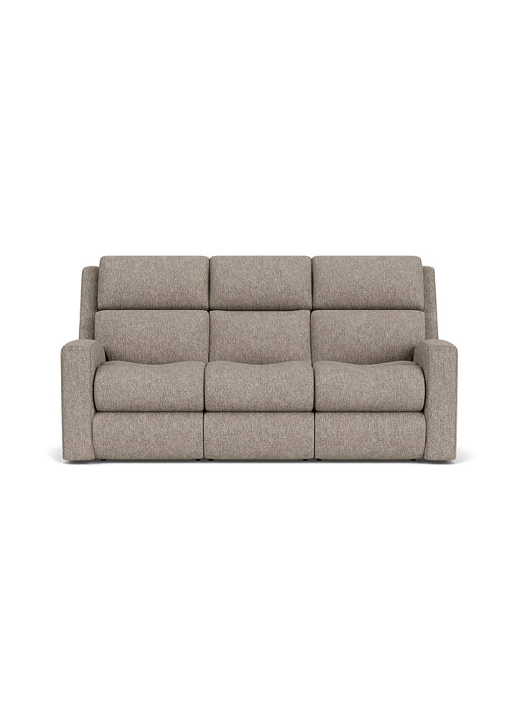FLEXSTEEL SCORE PWR RECLINING SOFA W PWR HEAD & LUMBAR