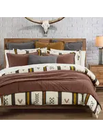 HIEND ACCENTS TOLUCA QUEEN 3 PC COMFORTER SET