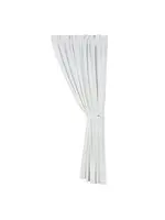 HIEND ACCENTS WHITE  LINED LINEN CURTAIN, 108"
