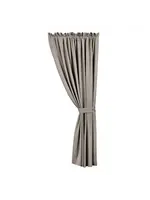 HIEND ACCENTS TAUPE  LINED LINEN CURTAIN, 108"