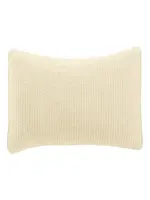 HIEND ACCENTS STANDARD, STONEWASHED LIGHT TAN COTTON QUILTED VELVET SHAM