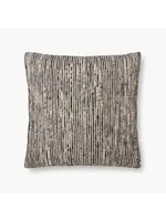 LOLOI 22x22 BLACK PILLOW