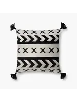 LOLOI 18x18 BLACK PILLOW