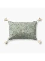 LOLOI 13x21 GREEN PILLOW
