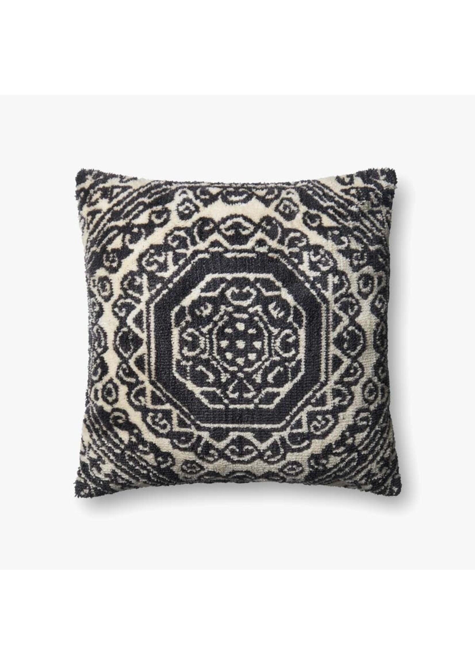 LOLOI 22x22 BLACK PILLOW