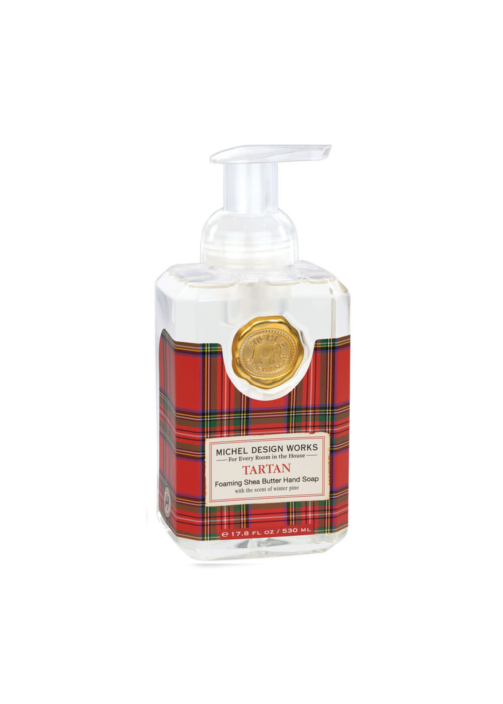 MICHELE DESIGN WORKS TARTAN FOAMING SOAP