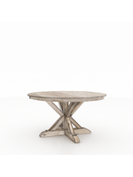 CANADEL WOOD TOP TABLE W CHAIRS (4)