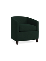 BASSETT MAXWELL VELVET ACCENT CHAIR