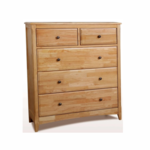 NIGHT & DAY SECRETS 5 DRAWER CHEST - NATURAL