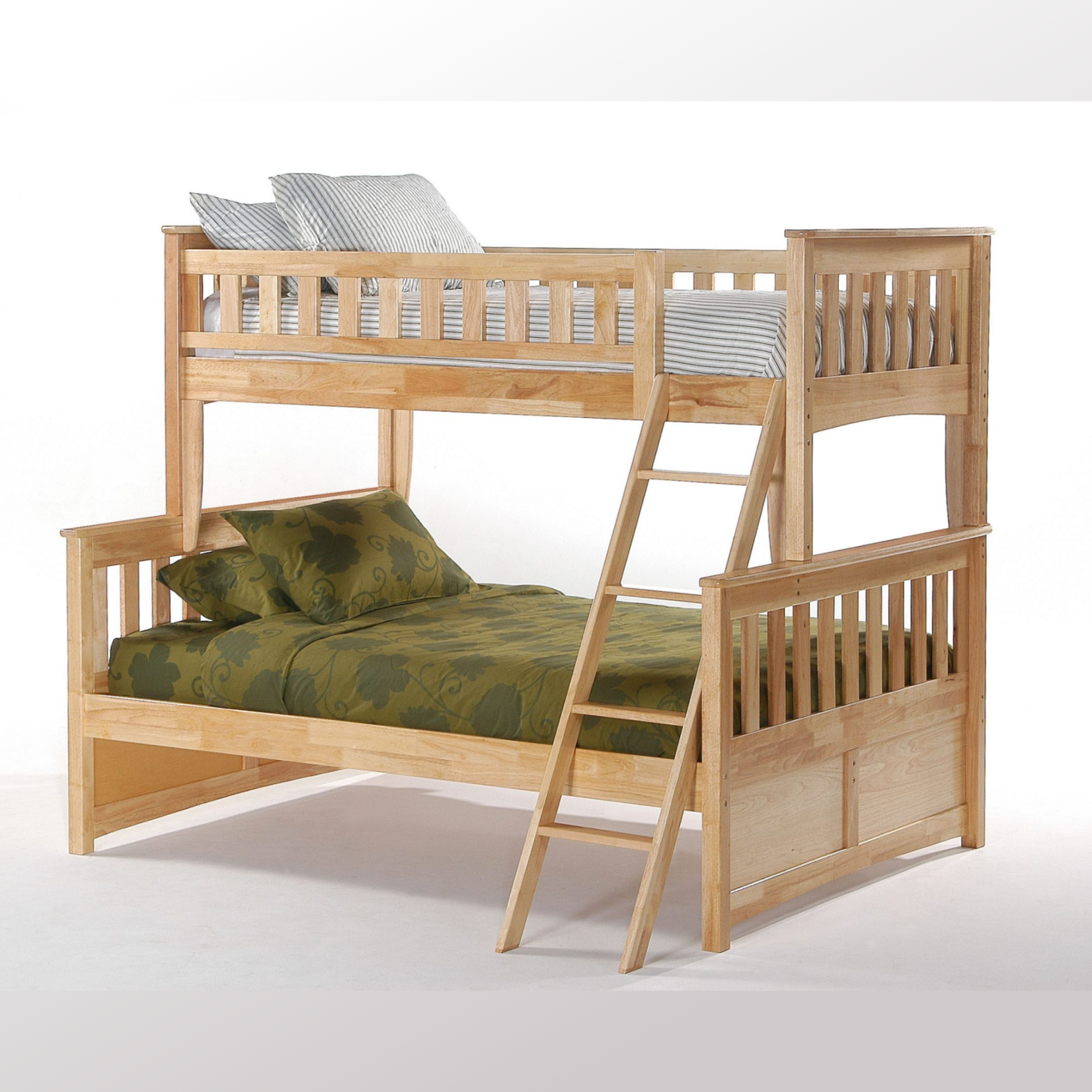 NIGHT & DAY GINGER TWIN/FULL BUNK BED- NATURAL