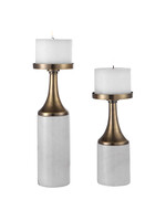 UTTERMOST CASTIEL CANDLEHOLDERS S/2