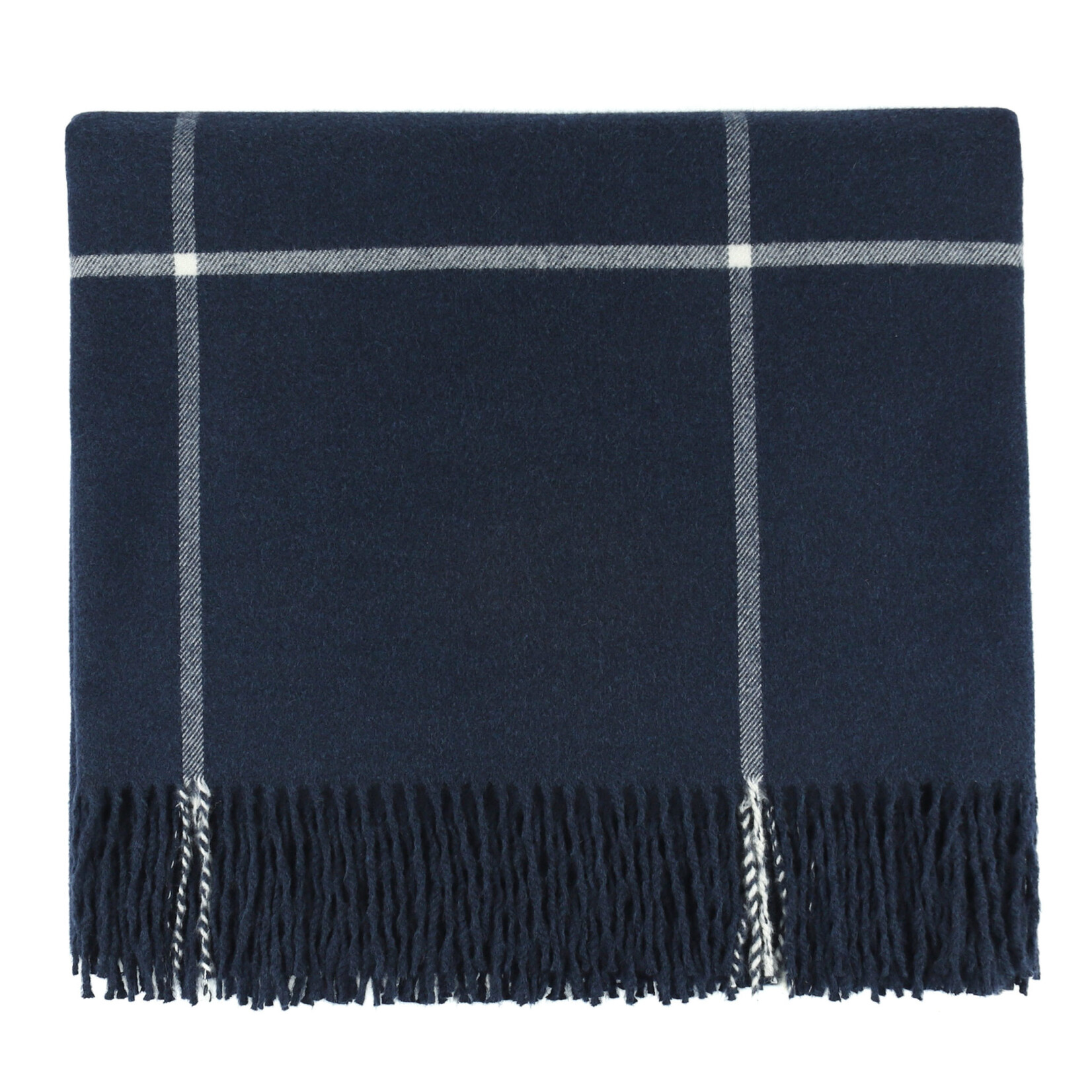 BEDFORD COTTAGE GLASGOW THROW - NAVY