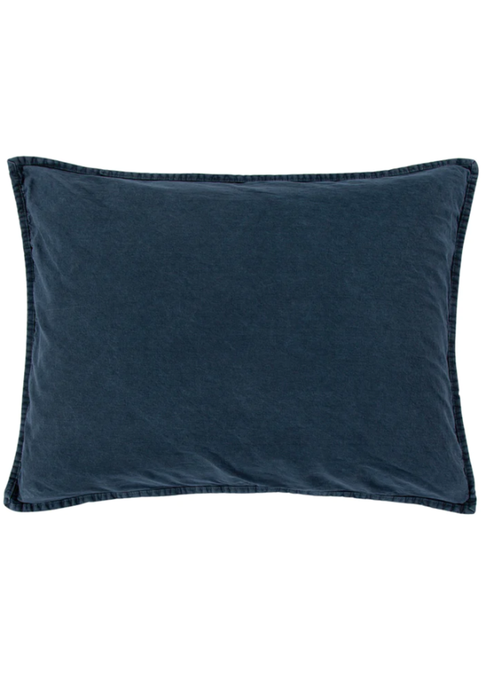 HIEND ACCENTS STONEWASHED COTTON CANVAS PILLOW SHAM