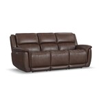 FLEXSTEEL BEAU PWR RECLINING SOFA W PWR HEAD