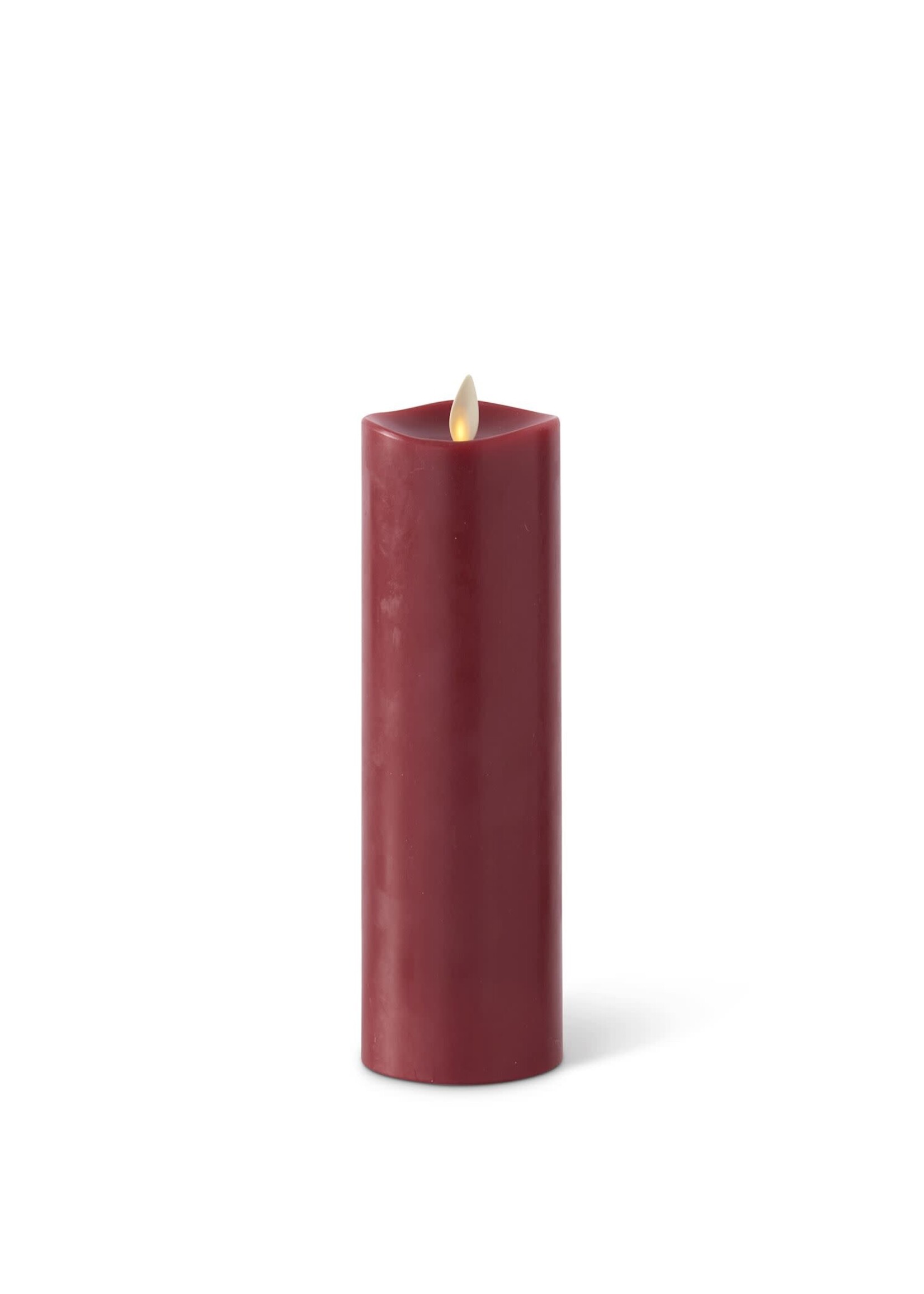 K & K RED WAX SLIM INDOOR PILLAR, 2 X 8