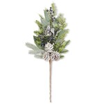 K & K MIXED PINE STEM W PINECONES, LAMBS EAR & BLUEBERRIES