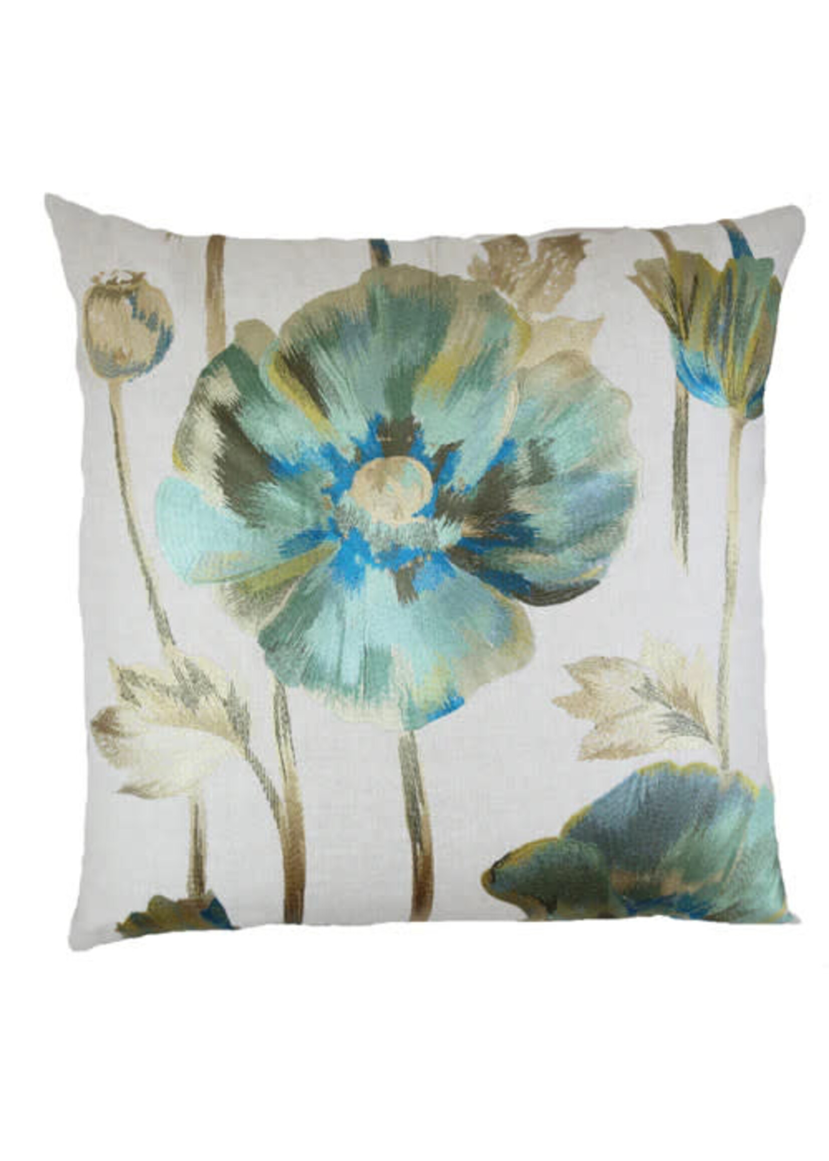 ANN GISH OPIUM PILLOW AZURE