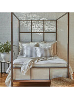 ANN GISH FAUX FLAX COVERLET SET, PUMICE - QUEEN